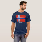 Flagge von Norwegen T-Shirt (Vorne ganz)
