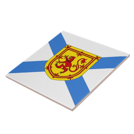Flagge von Nova Scotia Fliese (Seite)