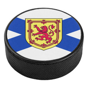 Flagge von Nova Scotia, Kanada Eishockey Puck