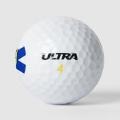 Flagge von Nova Scotia, Kanada Golfball (Logo)