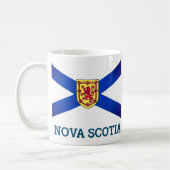 Flagge von Nova Scotia, Kanada Kaffeetasse (Links)