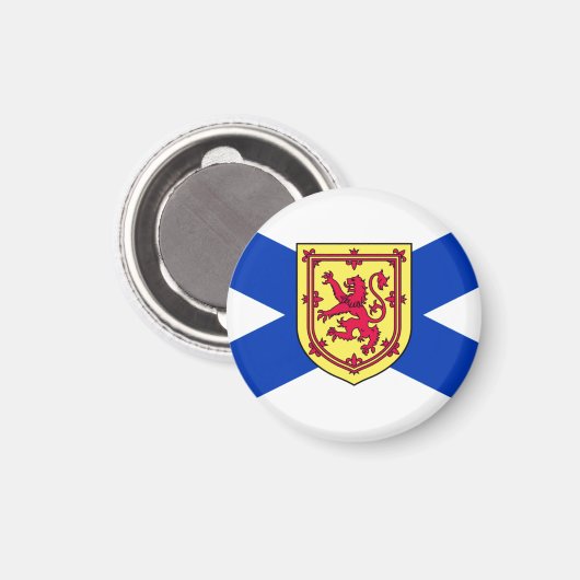 Flagge von Nova Scotia, Kanada Magnet (Vorderseite/Rückseite)