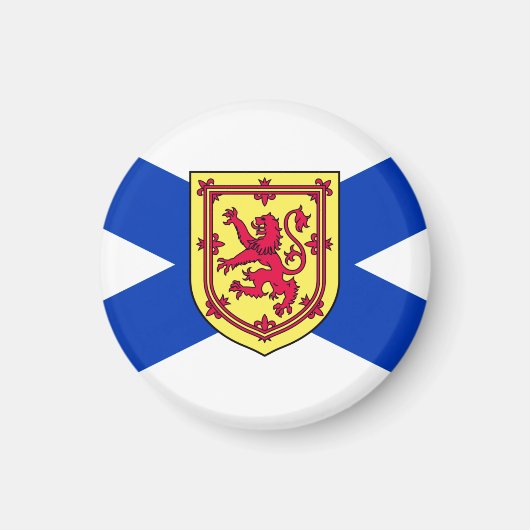 Flagge von Nova Scotia, Kanada Magnet (Vorne)