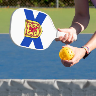 Flagge von Nova Scotia, Kanada Pickleball Schläger