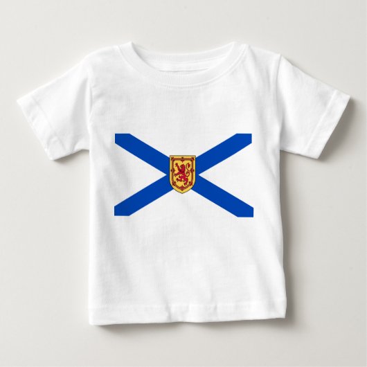 Flagge von Nova Scotia (kanadische Provinz) Baby T-shirt (Vorderseite)