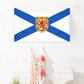 Flagge von Nova Scotia (kanadische Provinz) Banner (Insitu)