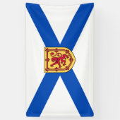 Flagge von Nova Scotia (kanadische Provinz) Banner (Vertikal)