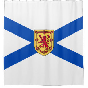 Flagge von Nova Scotia (kanadische Provinz) Duschvorhang