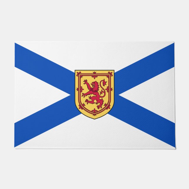 Flagge von Nova Scotia (kanadische Provinz) Fußmatte (Vorderseite)