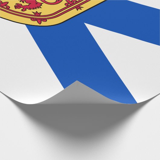 Flagge von Nova Scotia (kanadische Provinz) Geschenkpapier (Ecke)