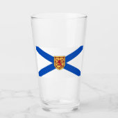 Flagge von Nova Scotia (kanadische Provinz) Glas (Vorderseite)