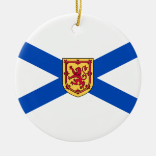 Flagge von Nova Scotia (kanadische Provinz) Keramik Ornament