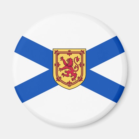Flagge von Nova Scotia (kanadische Provinz) Magnet (Vorne)