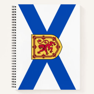 Flagge von Nova Scotia (kanadische Provinz) Notizblock
