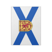 Flagge von Nova Scotia (kanadische Provinz) Notizblock (Rotiert)