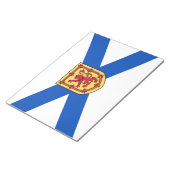 Flagge von Nova Scotia (kanadische Provinz) Notizblock (angewinkelt)