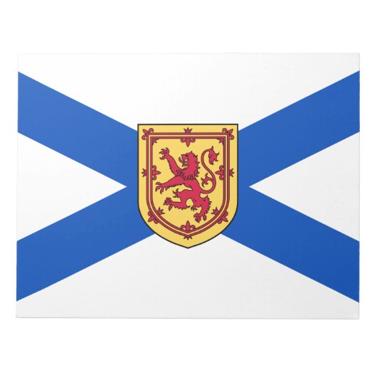 Flagge von Nova Scotia (kanadische Provinz) Notizblock (Vorderseite)