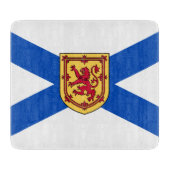 Flagge von Nova Scotia (kanadische Provinz) Schneidebrett (Vorderseite)