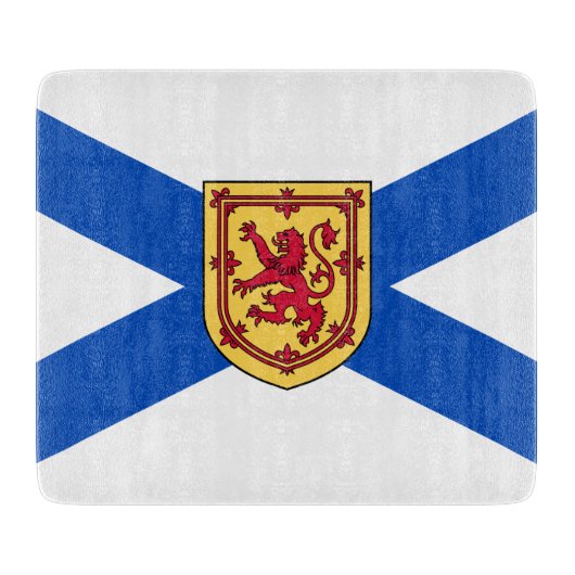 Flagge von Nova Scotia (kanadische Provinz) Schneidebrett (Vorderseite)