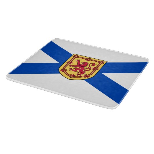 Flagge von Nova Scotia (kanadische Provinz) Schneidebrett (Ecke)