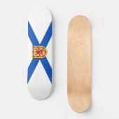 Flagge von Nova Scotia (kanadische Provinz) Skateboard (Vorderseite)