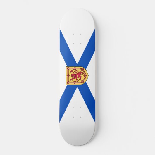 Flagge von Nova Scotia (kanadische Provinz) Skateboard (Vorderseite)