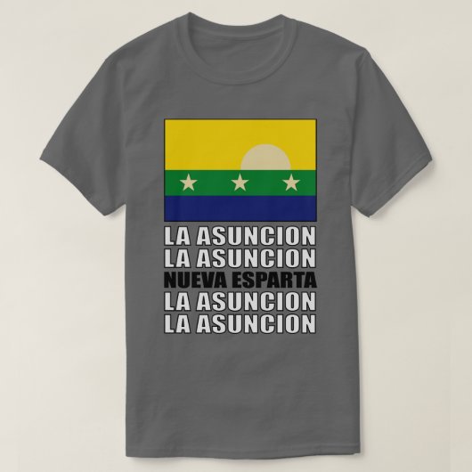 Flagge von Nueva Esparta T-Shirt (Design vorne)