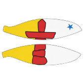 Flagge von Nunavut, Kanada Basketball (Panele)