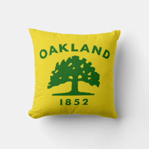 Flagge von Oakland, Kalifornien Kissen