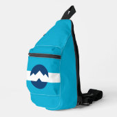 Flagge von Ogden, Utah Crossbody Bag (Rechte Ecke)