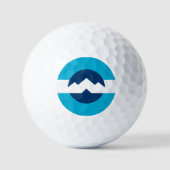 Flagge von Ogden, Utah Golfball (Vorderseite)