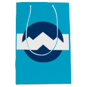 Flagge von Ogden, Utah Mittlere Geschenktüte (Vorderseite)