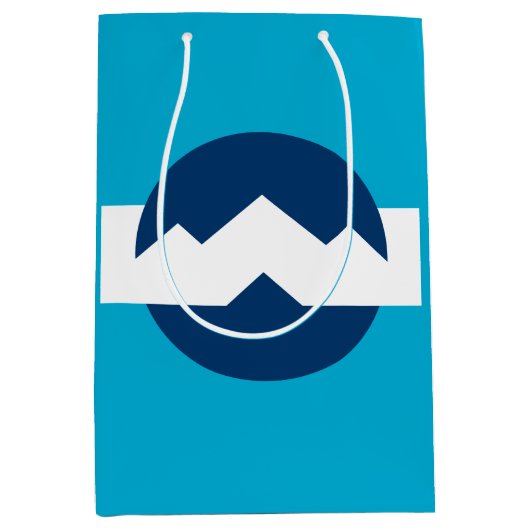 Flagge von Ogden, Utah Mittlere Geschenktüte (Vorderseite)