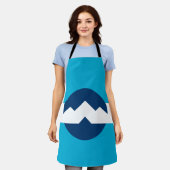 Flagge von Ogden, Utah Schürze (Getragen)