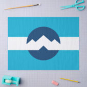 Flagge von Ogden, Utah Seidenpapier (Basteln)