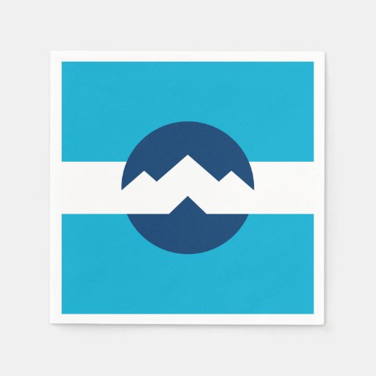 Flagge von Ogden, Utah Serviette (Vorderseite)