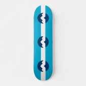 Flagge von Ogden, Utah Skateboard (Vorne)