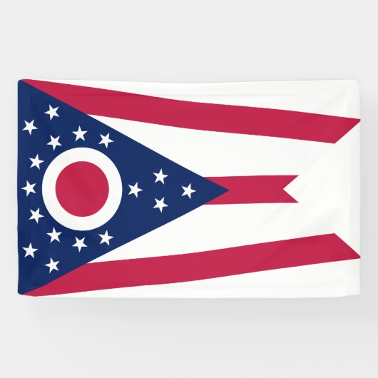 Flagge von Ohio Banner (Horizontal)