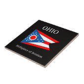 Flagge von Ohio Fliese (Seite)