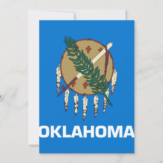 Flagge von Oklahoma (Vorderseite)