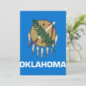 Flagge von Oklahoma (Stehend Vorderseite)