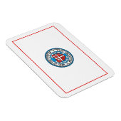 Flagge von Oklahoma City (Oklahoma) Magnet (Rechte Seite)