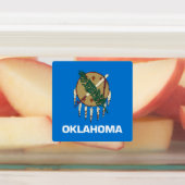 Flagge von Oklahoma Etiketten (Befestigt)