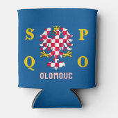 Flagge von Olomouc Dosenkühler (Vorderseite)