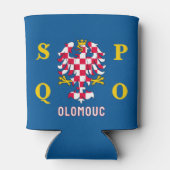 Flagge von Olomouc Dosenkühler (Rückseite)