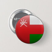 Flagge von Oman Button (Vorne & Hinten)