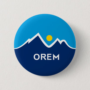 Flagge von Orem, Utah Button