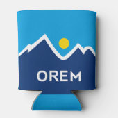 Flagge von Orem, Utah Dosenkühler (Rückseite)