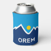 Flagge von Orem, Utah Dosenkühler (Kanne Rückseite)