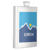 Flagge von Orem, Utah Flachmann (Rechts)